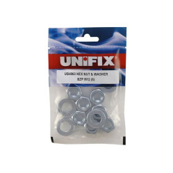 PRE PACK HEX NUT ZP