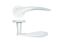 Door Handle Merida Round Rose Lever CP*