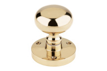 Knobset Mushroom Mortice Knob PB*