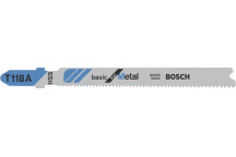 Bosch T118A Basic Cut Jigsaw Blades Metal (5)*