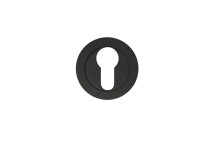 Escutcheon Euro Profile To Suit LC & Stanza Matt Black 52mm*