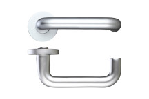 Door Handle 19mm RTD Lever On Rose (Screw On) Architectural SAA*