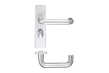 Door Handle RTD Lever On Plate Bathroom SAA*