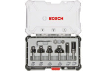 Bosch Router Cutter Set 1/4\" Trim & Edging 6pc*