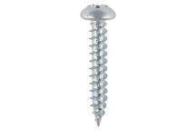 Woodscrew Zinc Plated Round Head 10 x 1 (200)