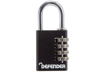 Padlock Combination Diecast Black 40mm*