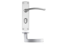 Door Handle Toledo Lever On Plate Bathroom SC*