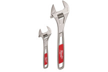 Milwaukee Adjustable Wrench Set 200mm 8\" & 250mm 10\"*