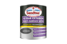 Sandtex 10 Year Exterior Multi Surface Satin Paint Anthracite 750ml*