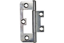 Hinge Flush BZP 75mm (2)*