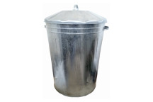 Galvanised Bin Large*