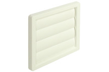 Ducting Vent Gravity Flap Grille White 150mm*