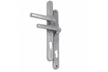 UPVC Door Handle Adj Lever 5996mm C/C Silver