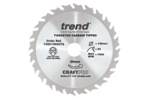 Trend CSB/13624TA Craft Saw Blade 136 x 24T x 20mm Bore*