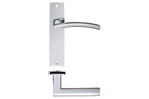 Door Handle Amalfi Lever On Latch CP*