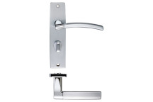 Door Handle Amalfi Lever On Bathroom SC/CP*