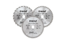 Trend CSB/165/3PK/B Craft Saw Blade 165 x 20mm Bore (3)*