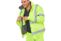 Hi Viz Bomber Jacket Yellow Large*