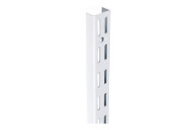 Upright Twin Slot White 2060mm*