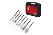 Milwaukee Flat Wood Bit Set 8pc*