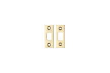 Deadbolt Face Plate And Strike Plate Accessory Pack Brass*