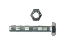 Pre Pack HT Set Screw Nut & Wash Bzp M6 X 50mm (10)