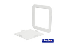 Access Panel White Plastic 205 X 205mm*