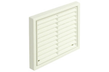 Ducting Vent Fixed Louvre Grille White 150mm*