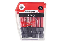 Milwaukee Shockwave PZ2 Bit 50mm Pack 10*