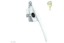 Window Handle Titon Select Cockspur White RH*