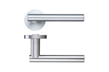 Door Handle Lucca Round Rose Lever SC*