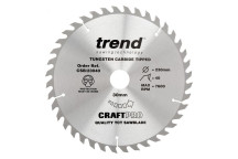 Trend CSB/23040 Craft Saw Blade 230 x 40T x 30mm Bore*