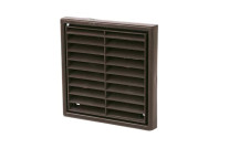 Ducting Vent Fixed Louvre Grille Brown 150mm*