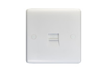 Telephone Socket 1 Gang Master White*