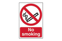 Signage No Smoking Rigid 200 x 300mm*