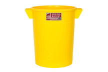 Red Gorilla Plasterers Mixing Bucket Yellow 50L