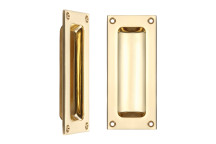 Flush Pull Handle Rectangular PB 102mm*