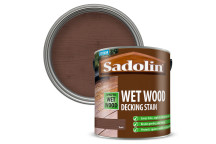 Sadolin Wet Wood Decking Stain Teak 2.5L