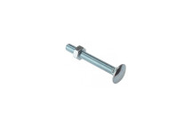 Cup Square Bolt Zinc Plated M6 x 80mm