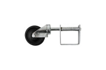 Spring Loaded Gate Wheel Med Duty BZP 280mm