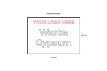 Custom Logo 5mm Foamex Sign A3 Waste Gypsum*