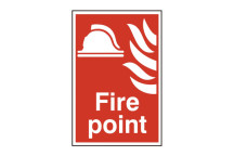 Signage Fire Point Rigid 200 x 300mm*