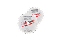 Milwaukee Hand Held Circular Saw Blades 165mm x 20mm 40T Twin Pack*