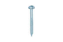 Woodscrew Zinc Plated Round Head 10 x 2 (200)