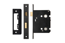 Bathroom Lock Black 76mm*