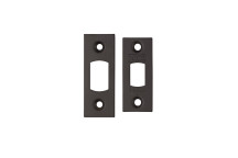 Deadbolt Face Plate And Strike Plate Accessory Pack Black*