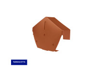 Roofing Universal Verge Centre Cap Angled Terracotta*