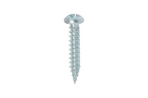 Woodscrew Zinc Plated Round Head 8 x 1 (200)