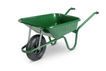 Walsall Wheelbarrow Green Metal 90 Litre*