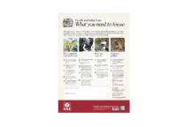 Sign Health & Safety Law Poster A3*